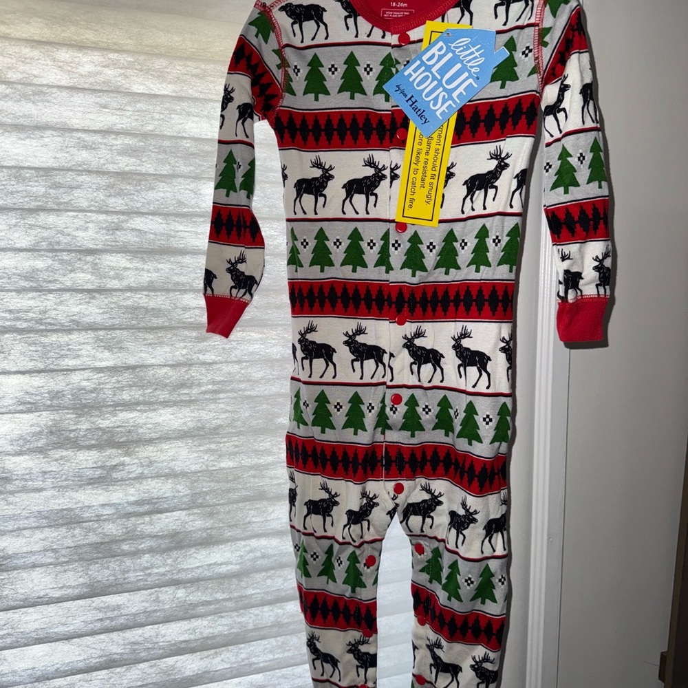 Hatley Winter Wonderland Pajama Onesie 18-24M